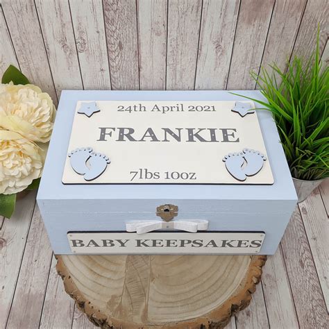 metal baby keepsake box|keepsake boxes for baby boys.